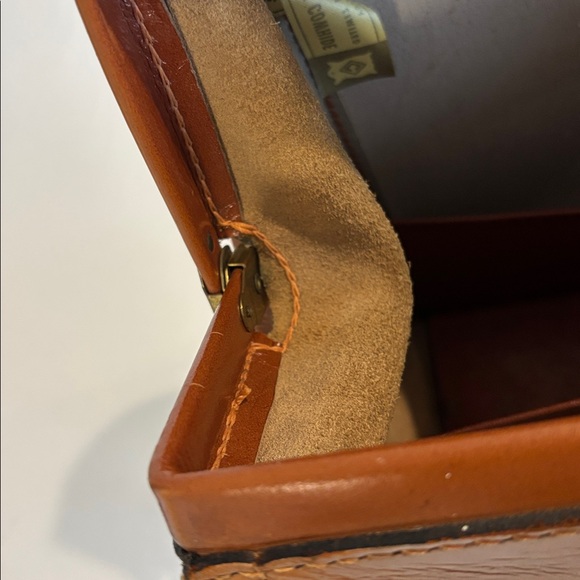 Vintage briefcase topgrain cowhide doctor’s bag Cooper Weeks made in Canada - Picture 15 of 17